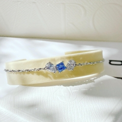 SWAROVSKI Mesmera bracelet (Mixed cuts, Blue, Rhodium plated) - Vòng/lắc tay SWAROVSKI - JEWELRY