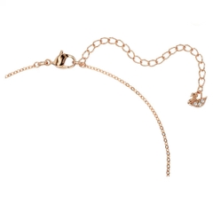 SWAROVSKI Sparkling Dance pendant (Round cut, Oval shape, Red, Rose gold-tone plated) - Dây chuyền pha lê đỏ chuyển động - JEWELRY NECKLACE