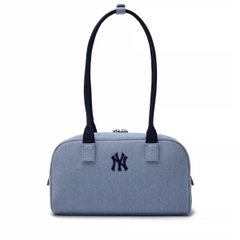 Túi MLB Varsity Cursive Denim Shoulder Bag Yankees Blue - Túi xách, đeo vai màu xanh