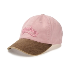 Mũ MLB Varsity Vintage Cultive Color Scheme Unstructured Ball Cap Yankees Pink, Brown - Mũ lưỡi trai, nón kết phối màu hồng, nâu