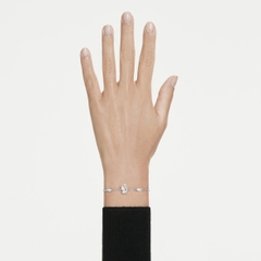 SWAROVSKI Swan bracelet (Mixed cuts, White, Rhodium plated) - Vòng/lắc tay, pha lê trắng, thiên nga - JEWELRY BRACELET