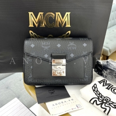 MCM MILLIE BLACK CROSS BAG TÚI ĐEO CHÉO ĐEN