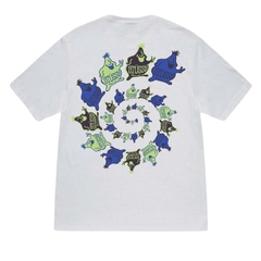 ÁO STUSSY MR.BLOB SPIRAL WHITE TEE T-SHIRT