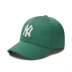 Mũ MLB Big Logo New York NY Basic Green Ball Cap - Mũ lưỡi trai, nón kết kiểu đơn giản màu xanh lá