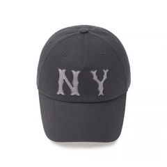 Mũ MLB Basic Coopers Washed Unstructured Ball Cap New York Yankees Grey - Mũ lưỡi trai, nón kết màu xám