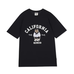 ÁO WHOAU NAVY CALIFORNIA BEAR T-SHIRT (mặt sau trơn)