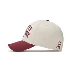 Mũ MLB Lettering color scheme unstructured ball cap New York Yankees - Mũ lưỡi trai, nón kết phối màu đỏ