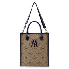 Túi MLB Diamond Monogram Tote crossbody Bag Newyork NY Beige - Túi xách, đeo chéo màu be