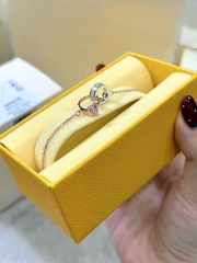 CHÍNH HÃNG - SWAROVSKI Connexus bracelet (Mixed cuts, Heart, Pink, Mixed metal finish) - Vòng, lắc tay, trái tim hồng nhẫn, mạ tone gold - JEWELRY BRACELET