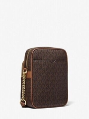 Túi Michael Kors MK Jet Set Travel Medium Logo Crossbody Bag Brown - Túi đeo chéo màu nâu