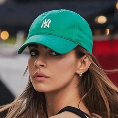 MŨ MLB BASIC LOGO NY GREEN BALL CAP