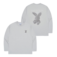 ÁO THUN ADLV FUZZY RABBIT LONGSLEEVE GREY XÁM