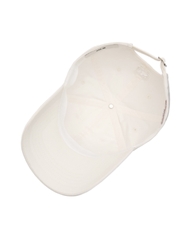 MLB Basic small logo unstructured ball cap Boston Red Sox Charcoal Cream - Mũ lưỡi trai, nón kết màu trắng kem