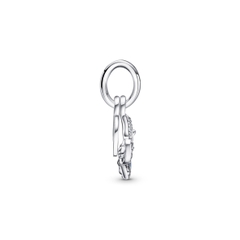 PANDORA Blue Butterfly Sparkling Dangle Charm (Silver Sterling) - Hạt rơi trang trí vòng tay, hình bướm tráng men màu xanh, bạc 925 - JEWELRY