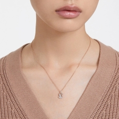 SWAROVSKI Iconic Swan pendant (Swan, Small, White, Rhodium plated) - Dây cổ, dây chuyền SWAROVSKI - JEWELRY NECKLACE