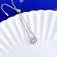 SWAROVSKI Angelic bracelet (Round cut, White, Rhodium plated) - Vòng/lắc tay đá tròn - SWAROVSKI - JEWELRY