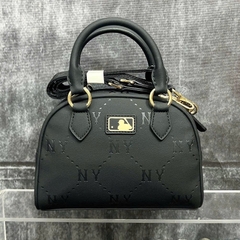 MLB DIA MONOGRAM NY NEWYORK CROSS BAG BLACK - Túi đeo chéo, quai xách, màu đen