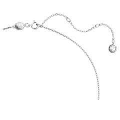 SWAROVSKI Swan pendant (Swan, White, Rhodium plated) - Dây cổ, dây chuyền thiên nga trắng - JEWELRY NECKLACE