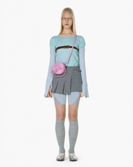 TÚI FIND KAPOOR RIBBON TIE HEART BAG - PINK HỒNG