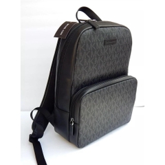 Balo Michael Kors MK Everett Black Front Pocket Large Backpack