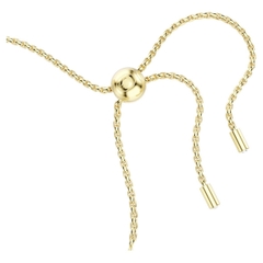 CHÍNH HÃNG - SWAROVSKI Matrix Tennis bracelet (Round cut, White, Gold-tone plated) - Vòng, lắc tay, đính đá pha lê trắng, mạ tone gold - JEWELRY BRACELET