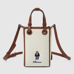 Túi WHOAU Steve Mini Square Crossbag White - Túi đeo chéo có quai màu trắng