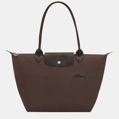 CHÍNH HÃNG - MEDIUM SIZE - TÚI LONGCHAMP LE PLIAGE GREEN M TOTE BAG - MOCHA/MOKA - Túi xách, đeo vai màu nâu đất