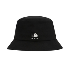 [SALE] Mũ MLB Bucket Logomania LA Dodgers Black - Mũ vành tròn màu đen