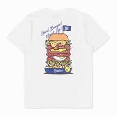 ÁO NEW ERA CHICAGO NY BURGER WHITE T-SHIRT