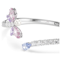 CHÍNH HÃNG - SWAROVSKI x Ariana bangle (Capsule, Dragonfly, Multicolored, Rhodium plated) - Vòng, lắc tay, pha lê cánh chuồn chuồn - JEWELRY BRACELET