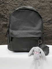 ADLV BASIC LOGO SIMPLE COTTON BACKPACK Grey - Cặp, Balo màu xám