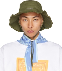 MŨ JACQUEMUS LE BOB ARTICHAUT KHAKI - LES CLASSIQUES - BUCKET HAT