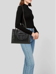 TÚI TELFAR BLACK BAG - MEDIUM M SIZE (38x28x13cm) - TÚI ĐEO CHÉO TELFAR MÀU ĐEN