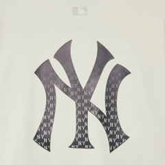 ÁO MLB SWEATSHIRT CLASSIC MONOGRAM BIG LUX OVERFIT SWEATSHIRTS NEW YORK YANKEES WHITE