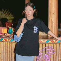 Áo Phông MLB Overfit Monotive Boston Red Sox Tshirt 3ATSM3033-43CGS