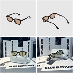 KÍNH MẮT BLUE ELEPHANT CALLA-S BLACK-BLACK/BROWN/BLUE/GREEN - Mắt kính gọng đen, tròng đen/nâu/xanh biển/xanh lá