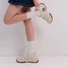 Giày MLB Big Ball Chunky Mask New York Yankees NY BEIGE