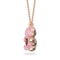 SWAROVSKI Teddy pendant (Bear, Pink, Rose gold-tone plated) - Dây cổ, dây chuyền SWAROVSKI - JEWELRY NECKLACE