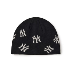 MLB Megagram Norip Beanie New York Yankees NY Black - Mũ len, màu đen
