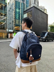 WHOAU Steve Bear Calstate Backpack Navy - Balo, cặp màu xanh đen