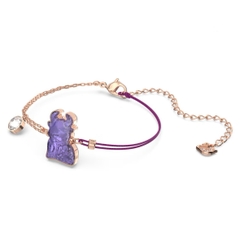 SWAROVSKI Chinese Zodiac Ox bracelet (Ox, Purple, Rose gold-tone plated) - Vòng/lắc tay SWAROVSKI - JEWELRY