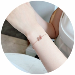 SWAROVSKI Dazzling Swan bracelet (Magnetic closure, Swan, Pink, Rose gold) - Vòng/lắc tay thiên nga hồng - SWAROVSKI - JEWELRY