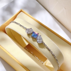 SWAROVSKI Mesmera bracelet (Mixed cuts, Blue, Rhodium plated) - Vòng/lắc tay SWAROVSKI - JEWELRY