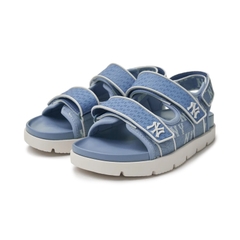 Giày MLB Liner Sandals Denim Monogram New York Yankees NY Blue - Giày xăng đan có quai màu xanh blue