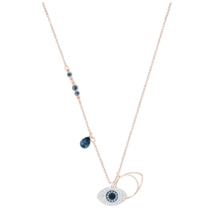 SWAROVSKI Symbolica pendant (Evil eye, Blue, Mixed metal finish) - Dây cổ, dây chuyền biểu tượng hình mắt - JEWELRY NECKLACE