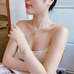 SWAROVSKI Teddy pendant (Bear, Multicolored, Gold-tone plated) - Dây cổ, dây chuyền SWAROVSKI - JEWELRY NECKLACE