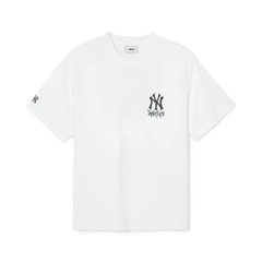 Áo MLB Basic big logo functional overfit T-Shirt New York Yankees