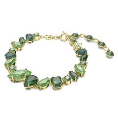 SWAROVSKI Gema bracelet (Mixed cuts, Green, Gold-tone plated) - Vòng/lắc tay SWAROVSKI - JEWELRY