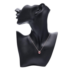 SWAROVSKI Bella V pendant (Round cut, Pink, Rose gold-tone plated) - Dây cổ, dây chuyền pha lê tròn màu hồng - JEWELRY NECKLACE