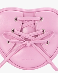 TÚI FIND KAPOOR RIBBON TIE HEART BAG - PINK HỒNG